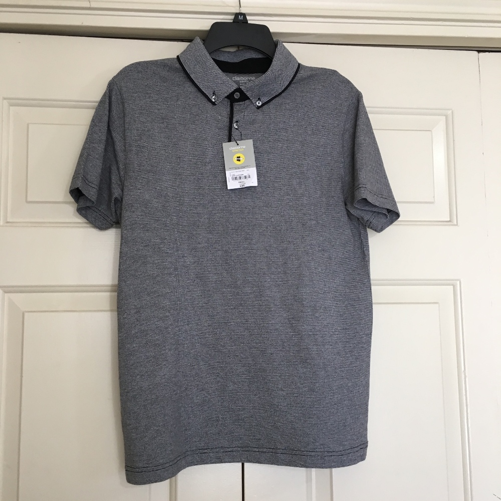 NWT!  Claiborne Stretch Slim Fit Polo Type - Small